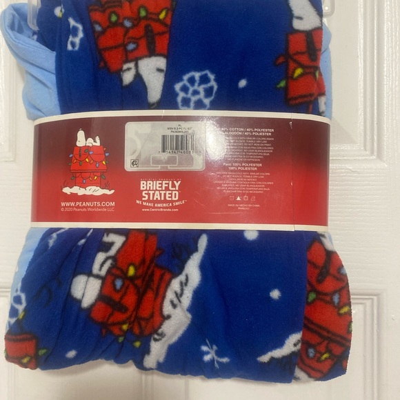 Blue and Red Peanuts Pajama Set - Picture 2 of 2